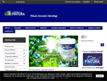 Tablet Screenshot of lacasadelapintura.com
